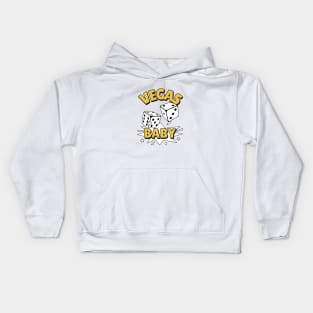 VEGAS Gold With Dice Kids Hoodie